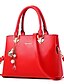 billige Linen Shop-Women&#039;s Crossbody Bag PU Leather Solid Color Shoulder Bag