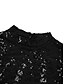 cheap Party Dresses-Women&#039;s Black Sequin Dress Party Dress Sparkly Dress Homecoming Dress Mini Dress Black flakes Black Long Sleeve Geometric Spring Fall Winter High Neck Winter Dress