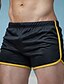baratos Beach Shorts-Homens calções atléticos Shorts de Corrida Shorts de Academia Shorts de malha Com Transparência Cintura elástica Bloco de cor Respirável Secagem Rápida Curto Esportes Ginástica Corrida Esportes