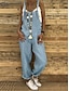 cheap Jumpsuits-Streetwear Women&#039;s Bib Overalls with Utility Pocket