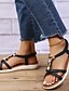 cheap Sandals-Boho Women&#039;s Faux Leather Sandals &amp; Matching Bag Sets