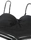 cheap One-Pieces-Women&#039;s Plain Black Monokini Swimsuit for Sports Beach Wear