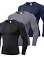 cheap Running &amp; Jogging Clothing-Men&#039;s Compression Running Shirt Long Sleeve Spandex