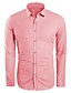 cheap Long Sleeves-Men&#039;s Solid Color Linen Summer Beach Shirt