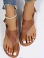 cheap Sandals-Minimalist Faux Leather Women&#039;s Orthopedic Sandals