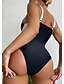 preiswerte Einteiler-Damen Badeanzug Ein Stück Normal Bademode Bauchkontrolle Print Graphic Strandbekleidung Sommer Badeanzüge