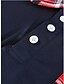preiswerte Polos-Herren Poloshirt Golfhemd Tennishemd Umlegekragen Einfarbig Marineblau Kurzarm Patchwork Täglich Ausgehen Oberteile Polyester Basic Casual / Sommer / Maschinenwäsche / Mikro-elastisch / Arbeit