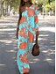 cheap Maxi Dresses-Women&#039;s Floral Geometric Maxi Dress for Outdoor Holidays