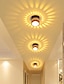 abordables Luces de Pared Interior-Creativo / Nuevo diseño LED / Contemporáneo moderno Lámparas de pared Sala de estar / Bazares y Cafeterías aluminio Luz de pared IP44 AC100-240V 1 W / LED Integrado