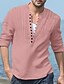 baratos Casual Shirts-Camisa masculina casual praia