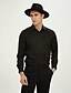 cheap Men&#039;s Accessories-Men&#039;s Fedora Hat Brim Hat Black Pink Classic Basic 1930s Causal Holiday Solid Colored