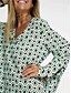 cheap Maxi Dresses-&#039;Women&#039;s Geometric Print V Neck Casual Long Dress&#039;