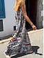 cheap Maxi Dresses-Elegant Women&#039;s Tie Dye Maxi Tank Dress