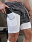 cheap Running &amp; Jogging Clothing-Men&#039;s 2 in 1 Gym Shorts Breathable &amp; Moisture Wicking
