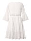 cheap Casual Dresses-Elegant Embroidered Lace Mini Dress for Women