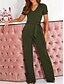 cheap Jumpsuits-Elegant Women&#039;s Office Jumpsuits in Solid Colors