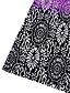 billige Super Sale-Dame Uformell kjole Geometrisk Batikkfarget Trykt mønster Båthals Mini kjole Fritid Daglig Ermeløs Sommer Vår