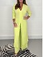 cheap Two Piece Sets-Women&#039;s Plus Size Casual Polyester Pajama Set