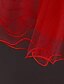 abordables Jupes pour Bébés-robe de soirée enfant petite fille robe superposée de couleur unie maille patchwork nœud bleu rouge rose pâle longueur genou sans manches robes douces de base coupe régulière 2-10 ans