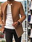cheap Best Sellers-Men&#039;s Business Casual Solid Patchwork Winter Overcoat