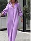 cheap Blouse Dress-Women&#039;s Cotton Floral Shift Maxi Dress