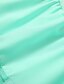 abordables Vestidos casuales-Mujer Vestido blanco Vestido de encaje Vestido informal Mini vestido Negro Verde Trébol Azul claro Media Manga Color puro Encaje en contraste Verano Primavera Cuello Barco Elegante Vacaciones Holgado