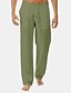 cheap Pants-Stylish Men&#039;s Summer Linen Cotton Drawstring Pants