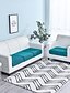 cheap Home Textiles-Stretch Sofa seat Cushion Cover Slipcover Elastic Couch Armchair Loveseat 4 or 3 Seater Grey Plain Solid Soft Durable Washable