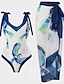 cheap Tankini-Women&#039;s Graphic Tankini Swimwear 2 Piece Summer Suit