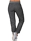 abordables Pants-Mujer Básico Llamarada Persona que practica jogging Pantalones Algodón Color sólido Media cintura Corte Ancho Gris Claro Gris Oscuro S M L XL XXL