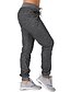 abordables Pants-Mujer Básico Llamarada Persona que practica jogging Pantalones Algodón Color sólido Media cintura Corte Ancho Gris Claro Gris Oscuro S M L XL XXL