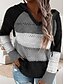 cheap Sweaters-Women&#039;s Crochet Knit Pullover Hooded Sweater Jumper