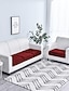 cheap Home Textiles-Stretch Sofa seat Cushion Cover Slipcover Elastic Couch Armchair Loveseat 4 or 3 Seater Grey Plain Solid Soft Durable Washable