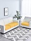 cheap Home Textiles-Stretch Sofa seat Cushion Cover Slipcover Elastic Couch Armchair Loveseat 4 or 3 Seater Grey Plain Solid Soft Durable Washable