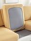 cheap Home Textiles-Stretch Sofa seat Cushion Cover Slipcover Elastic Couch Armchair Loveseat 4 or 3 Seater Grey Plain Solid Soft Durable Washable