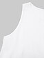 abordables Super Sale-Mujer Vestido Midi Vestido de una línea Blanco Azul Piscina Gris Amarillo Sin Mangas Bolsillo Color puro Escote Redondo Primavera Verano Básico Casual 2022 Corte Ancho S M L XL XXL