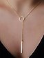 baratos Colares-Chic Modern Women&#039;s Necklace   Geometry   Gold   Silver   Fall