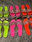 economico Sandals-Women&#039;s Boho Beach Slippers Rhinestone Flat Heel Open Toe Black
