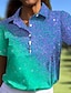 billige Polo Top-Sun Protection Gradient Polo Shirt