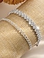 baratos Bracelets &amp; anklets-Tornezeleira Personalizada à moda Artistíco Mulheres Bijuteria de Corpo Para Formal Encontro Clássico Strass Ferro Gypsophila Prata