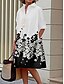 cheap Blouse Dress-Women&#039;s Polyester Midi Shirt Dress with Pockets