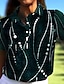 cheap Zip Up Pullover-Women&#039;s Line Polka Dot Printed Polo Shirt
