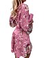 cheap Casual Dresses-Women&#039;s Boho Floral Knee Length Shift Dress