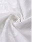 abordables Tops &amp; Blouses-Mujer Blusa Topas de ojales blancos Algodón Lino Floral Festivos Playa Fin de semana Blanco Media Manga Casual Estilo playero Escote Redondo Verano Primavera