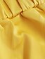baratos Two Piece Sets-Mulheres Fato de escritório Conjuntos de calças Negócio Azul Amarelo Trabalho Tecido Colarinho de Camisa S M L XL XXL