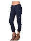 cheap Pants-Women&#039;s Cargo Pants Normal Polyester Plain ArmyGreen Black Chic &amp; Modern Mid Waist Ankle-Length Sports Weekend Summer Spring &amp;  Fall