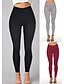 cheap Leggings-Women&#039;s Dress Pants Normal Polyester Solid Color Black Wine Fashion High Waist Full Length Office Daily Spring, Fall, Winter, Summer