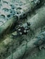 preiswerte Bluse-Damen Übergröße Oberteile Bluse Hemd Blumen Graphic Kurzarm Bedruckt Grundlegend Rundhalsausschnitt Polyester Normal Wochenende Herbst Frühling Grün Blau