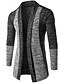 cheap Cardigan Sweaters-Men&#039;s Daily V Neck Solid Cardigan Sweater