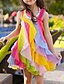 cheap Toddler Girls&#039; Dresses-Sweet Girls&#039; Rainbow Swing Dress Cotton 3-10 Years